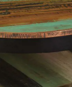 vidaXL Coffee Table 65 cm Solid Reclaimed Wood