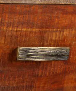 vidaXL TV Cabinet Solid Wood Vintage 118x30x40 cm