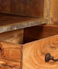 vidaXL TV Cabinet Solid Wood Vintage 118x30x40 cm