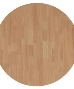 vidaXL Drop-leaf Dining Table Round MDF White