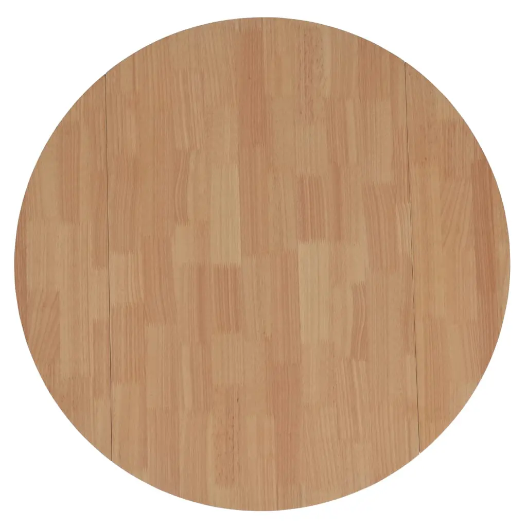 vidaXL Drop-leaf Dining Table Round MDF White
