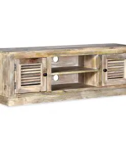 vidaXL TV Cabinet Solid Mango Wood