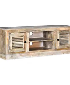 vidaXL TV Cabinet Solid Mango Wood