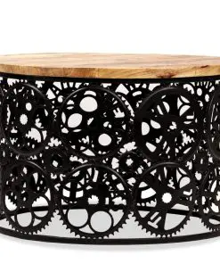 vidaXL Coffee Table Solid Mango Wood 60×40 cm