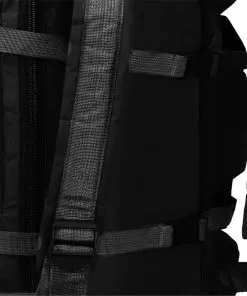 vidaXL 3-in-1 Army-Style Duffel Bag 120 L Black