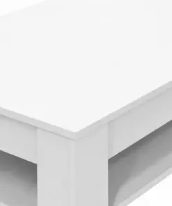 vidaXL Coffee Table Chipboard 110x65x48 cm White