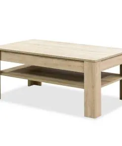 vidaXL Coffee Table Chipboard 110x65x48 cm Oak