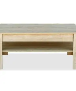 vidaXL Coffee Table Chipboard 110x65x48 cm Oak