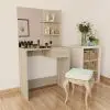 vidaXL Dressing Table Chipboard 75x40x141 cm Oak vidaXL Dressing Table Chipboard 75x40x141 cm Oak