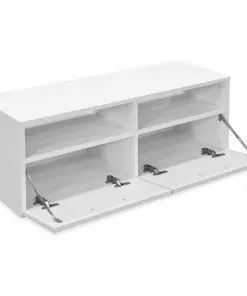 vidaXL TV Cabinet Chipboard 95x35x36 cm White