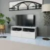 vidaXL TV Cabinet Chipboard 95x35x36 cm White