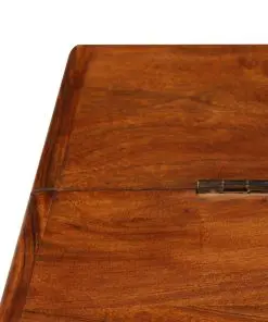 vidaXL Coffee Table Solid Acacia Wood Sheesham Finish 110x55x35 cm