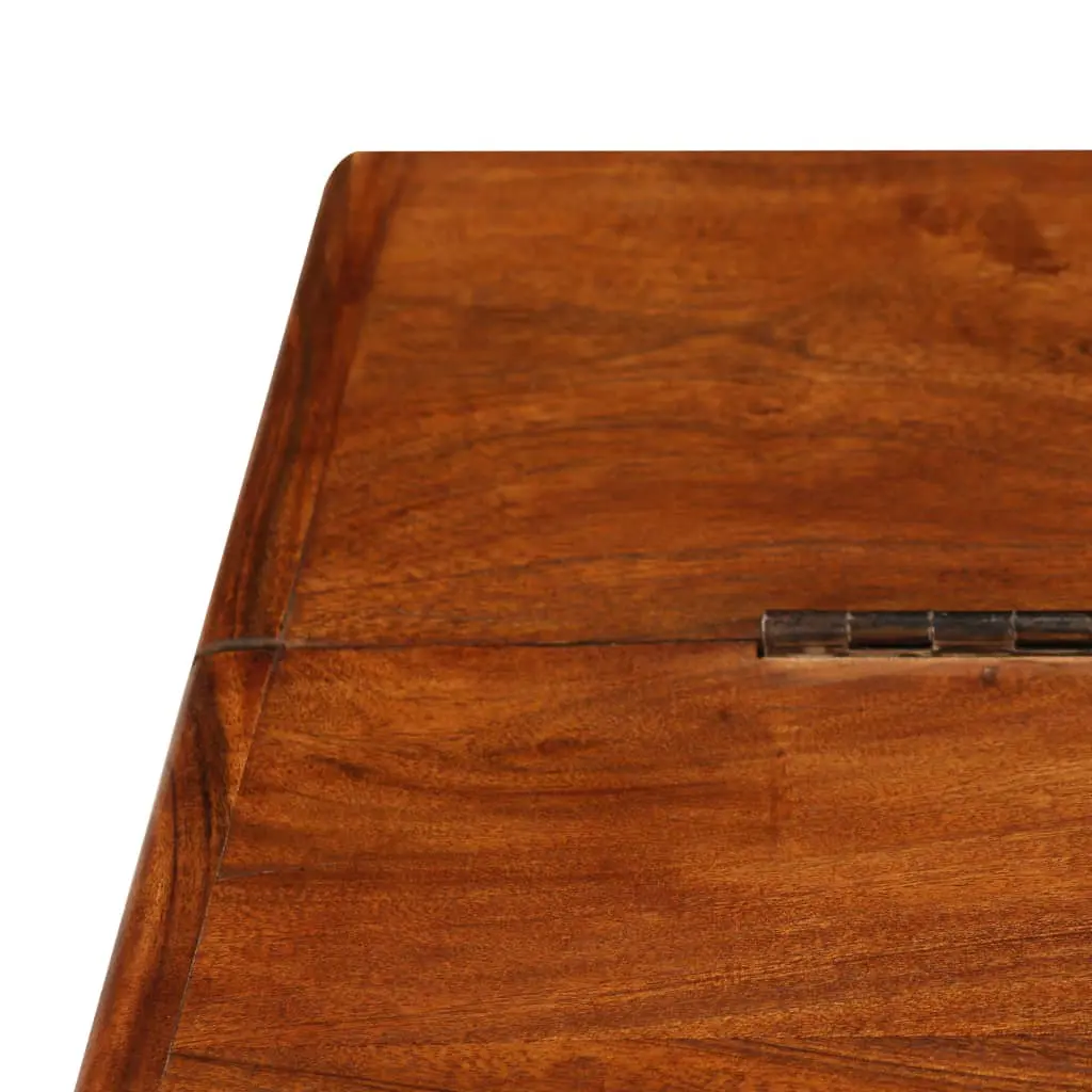 vidaXL Coffee Table Solid Acacia Wood Sheesham Finish 110x55x35 cm