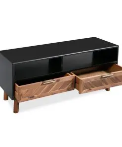 vidaXL TV Cabinet Solid Acacia Wood 100x35x45 cm