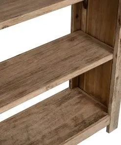 vidaXL 5-Tier Bookcase 80x30x180 cm Solid Acacia Wood