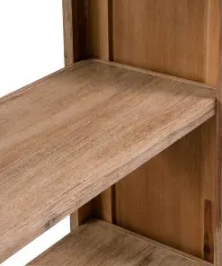 vidaXL 3-Tier Bookcase 80x30x110 cm Solid Acacia Wood