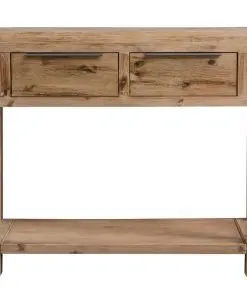 vidaXL Console Table 82x33x73 cm Solid Acacia Wood