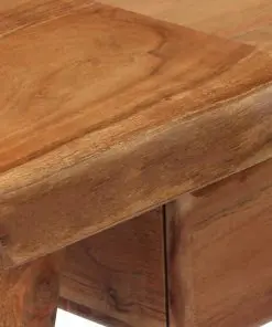 vidaXL Bedside Table Solid Acacia Wood 45x32x55 cm