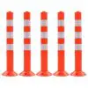 vidaXL Traffic Control Bollards 5 pcs Plastic 75 cm