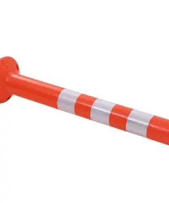 vidaXL Traffic Control Bollards 5 pcs Plastic 75 cm