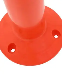 vidaXL Traffic Control Bollards 5 pcs Plastic 75 cm