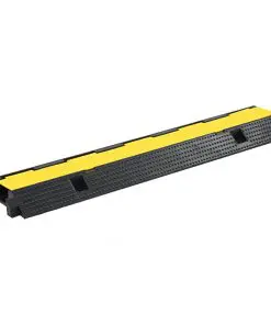 vidaXL Cable Protector Ramp 1 Channel Rubber 100 cm