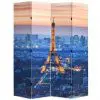 vidaXL Folding Room Divider 160×180 cm Paris by Night