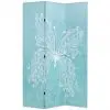 vidaXL Folding Room Divider 120×180 cm Butterfly Blue