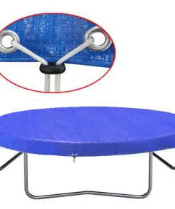 vidaXL Trampoline Cover PE 360-367 cm 90 g/m?