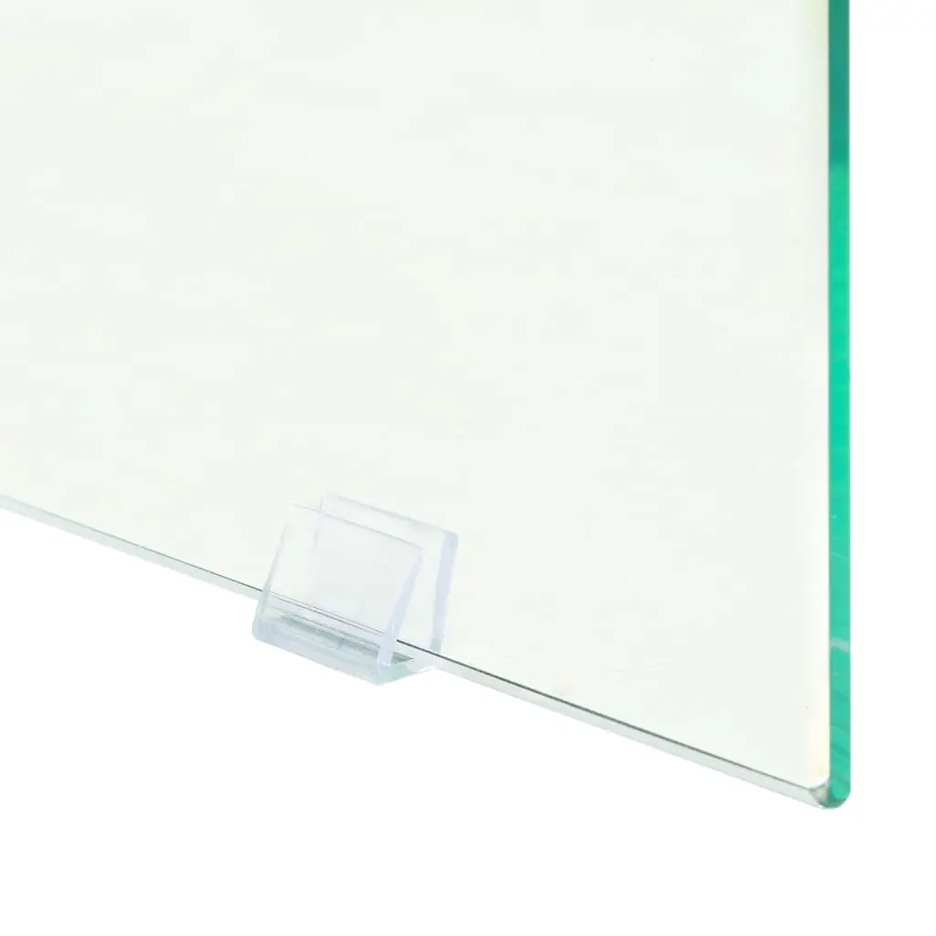 vidaXL Console Table MDF and Glass 120x30x76 cm Oak Colour