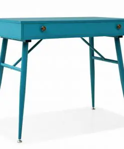 vidaXL Writing Desk with Drawer 90x50x76.5 cm Antique Green