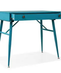 vidaXL Writing Desk with Drawer 90x50x76.5 cm Antique Green