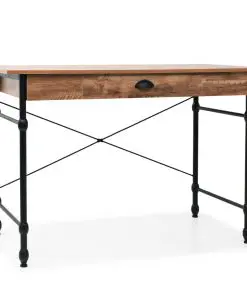vidaXL Writing Desk with Drawer 110x55x75 cm Oak Colour