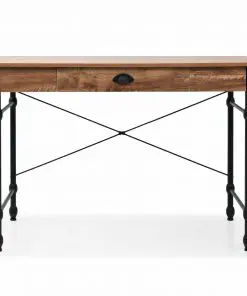 vidaXL Writing Desk with Drawer 110x55x75 cm Oak Colour