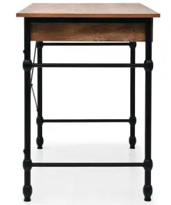 vidaXL Writing Desk with Drawer 110x55x75 cm Oak Colour