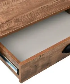 vidaXL Writing Desk with Drawer 110x55x75 cm Oak Colour