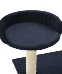 vidaXL Cat Tree with Sisal Scratching Posts 95 cm Dark Blue