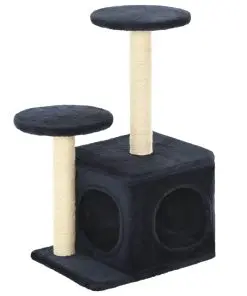 vidaXL Cat Tree with Sisal Scratching Posts 60 cm Dark Blue