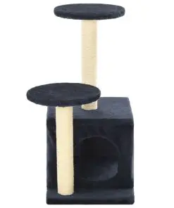 vidaXL Cat Tree with Sisal Scratching Posts 60 cm Dark Blue