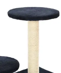 vidaXL Cat Tree with Sisal Scratching Posts 60 cm Dark Blue