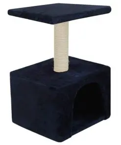 vidaXL Cat Tree with Sisal Scratching Post 55 cm Dark Blue