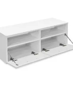 vidaXL TV Cabinets 2 pcs Chipboard 95x35x36 cm White