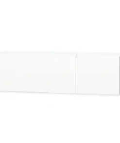 vidaXL TV Cabinets 2 pcs Chipboard 120x40x34 cm High Gloss White