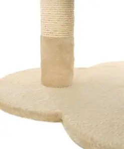 vidaXL Cat Tree with Sisal Scratching Post 50 cm Beige and Brown