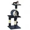 vidaXL Cat Tree with Sisal Scratching Posts 65 cm Dark Blue
