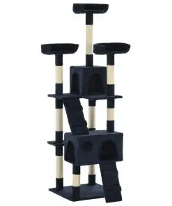 vidaXL Cat Tree with Sisal Scratching Posts 170 cm Blue
