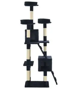 vidaXL Cat Tree with Sisal Scratching Posts 170 cm Blue