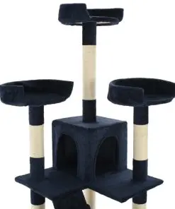 vidaXL Cat Tree with Sisal Scratching Posts 170 cm Blue