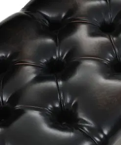 vidaXL Storage Bench with Backrest Artificial Leather 120x52x75 cm