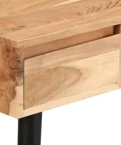 vidaXL Writing Table Solid Acacia Wood 118x45x76 cm
